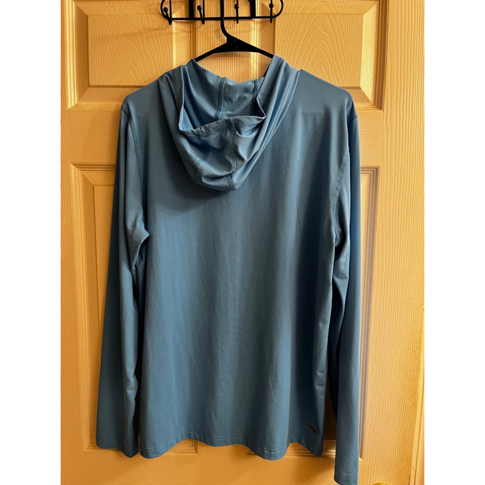 Free Country~Men’s Blue Micro-Tech Hoodie~ L - Picture 2 of 7